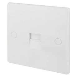 Schneider Electric Ultimate Slimline Slave Telephone Socket White