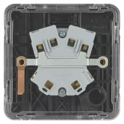 Schneider Electric Lisse Deco 20AX 1-Gang DP Control Switch Polished Chrome With Black Inserts -British General Shop 636FF A3