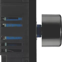 British General Evolve 2-Gang 2-Way LED Trailing Edge Double Push Dimmer With Rotary Control Matt Black With Black Inserts 14 British General Evolve 2-Gang 2-Way LED Trailing Edge Double Push Dimmer With Rotary Control Matt Black With Black Inserts -British General Shop 637PY A5