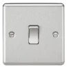 Knightsbridge CL834BC 20A 1-Gang DP Control Switch Brushed Chrome -British General Shop 642TY P
