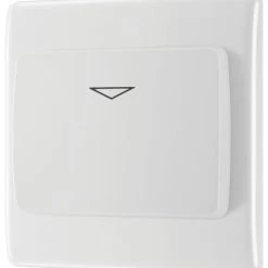 British General 800 Series 16A Key Card Switch White