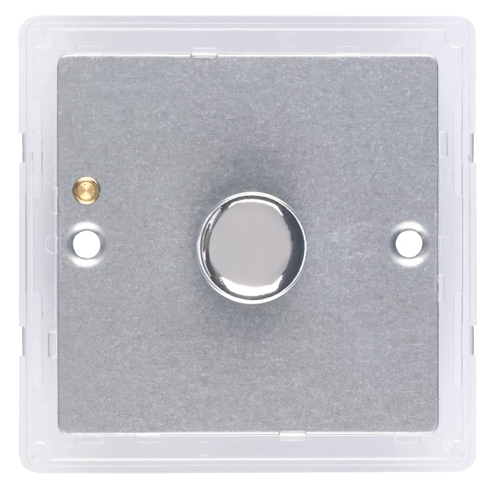 Varilight V-Pro 1-Gang 2-Way LED Dimmer Switch Satin Chrome 4 Varilight V-Pro 1-Gang 2-Way LED Dimmer Switch Satin Chrome - Image 2