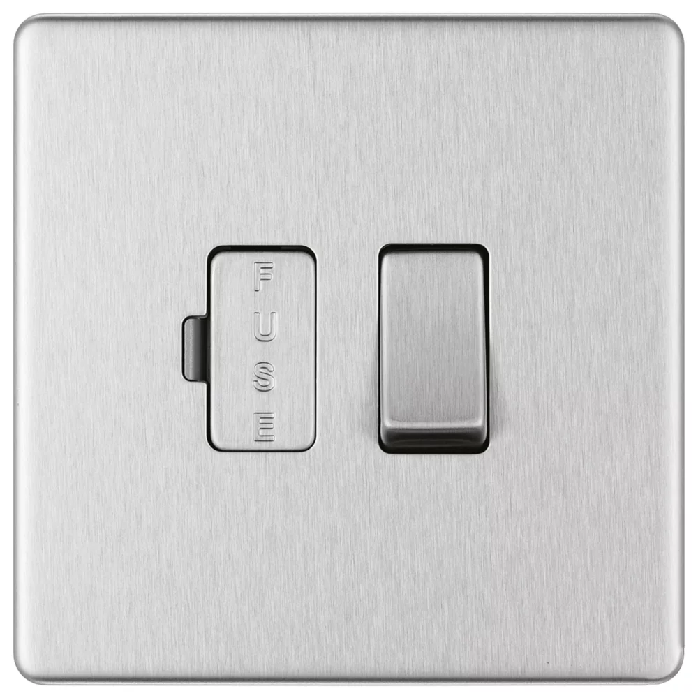 LAP 13A Switched Fused Spur Brushed Stainless Steel 4 LAP 13A Switched Fused Spur Brushed Stainless Steel - Image 2