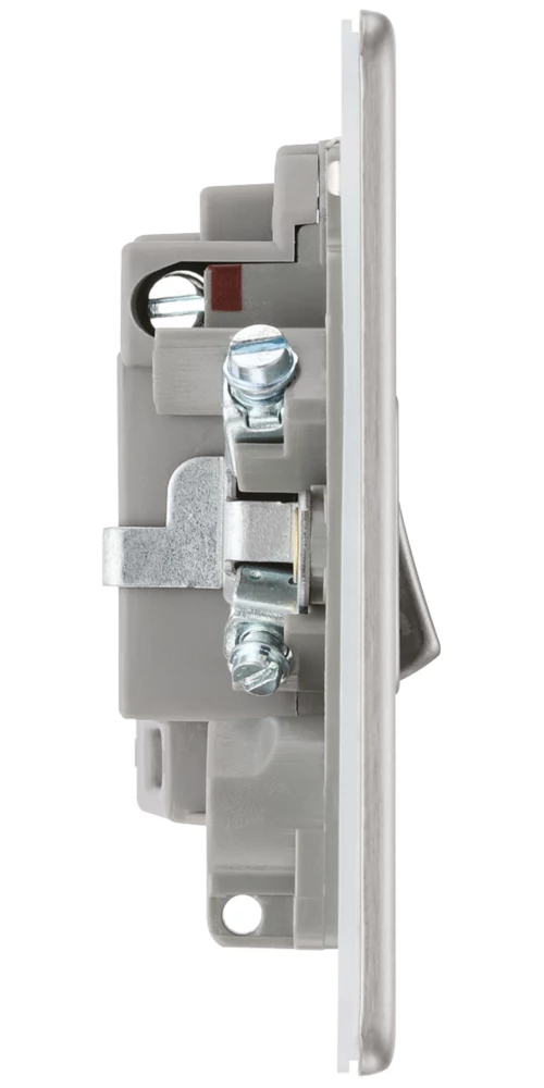 LAP 13A Switched Fused Spur Brushed Stainless Steel 5 LAP 13A Switched Fused Spur Brushed Stainless Steel - Image 3