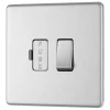 LAP 13A Switched Fused Spur Brushed Stainless Steel -British General Shop 652KJ P