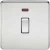 Knightsbridge SF8341NPC 20A 1-Gang DP Control Switch Polished Chrome With LED -British General Shop 652TY P