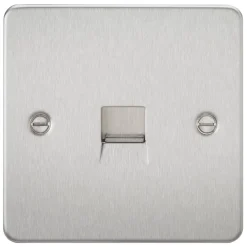 Knightsbridge FP7300BC Master Telephone Socket Brushed Chrome