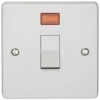 Crabtree Capital 20A 1-Gang DP Control Switch White With Neon 2 Crabtree Capital 20A 1-Gang DP Control Switch White With Neon -British General Shop 66137 P