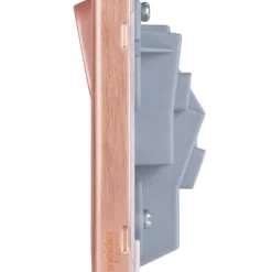 Schneider Electric Lisse Deco 13A 1-Gang DP Switched Socket Copper With LED With White Inserts -British General Shop 667HX A2