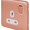 Schneider Electric Lisse Deco 13A 1-Gang DP Switched Socket Copper With LED With White Inserts 1 Schneider Electric Lisse Deco 13A 1-Gang DP Switched Socket Copper With LED With White Inserts -British General Shop 667HX P