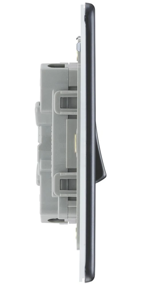 LAP 20A 16AX 2-Gang 2-Way Light Switch Slate Grey 5 LAP 20A 16AX 2-Gang 2-Way Light Switch Slate Grey - Image 3