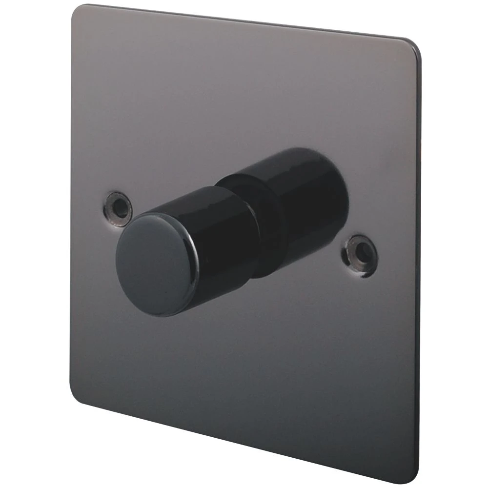 LAP 1-Gang 2-Way LED Dimmer Switch Black Nickel 3 LAP 1-Gang 2-Way LED Dimmer Switch Black Nickel
