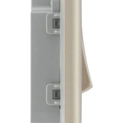British General Nexus Metal 20A 1-Gang 2-Way Light Switch Pearl Nickel With Colour-Matched Inserts -British General Shop 67396 A6