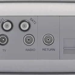British General NEXUS METAL 2-Gang Quadruplex TV Socket Brushed Steel 7 British General NEXUS METAL 2-Gang Quadruplex TV Socket Brushed Steel -British General Shop 677XG A1