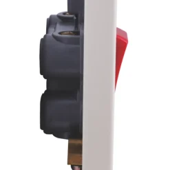 British General 900 Series 45A 1-Gang DP Cooker Switch White With Neon -British General Shop 67918 A3