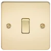 Knightsbridge FP2000PB 10AX 1-Gang 2-Way Light Switch Polished Brass 2 Knightsbridge FP2000PB 10AX 1-Gang 2-Way Light Switch Polished Brass -British General Shop 679TX P