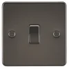 Knightsbridge FP1200GM 10AX 1-Gang Intermediate Switch Gunmetal -British General Shop 679TY P