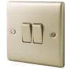 British General Nexus Metal 20A 2-Gang 2-Way Light Switch Pearl Nickel With Colour-Matched Inserts 1 British General Nexus Metal 20A 2-Gang 2-Way Light Switch Pearl Nickel With Colour-Matched Inserts -British General Shop 69319 P