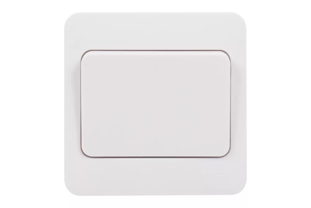Schneider Electric Lisse 10AX 1-Gang 10AX Intermediate Wide Rocker Light Switch White 4 Schneider Electric Lisse 10AX 1-Gang 10AX Intermediate Wide Rocker Light Switch White - Image 2