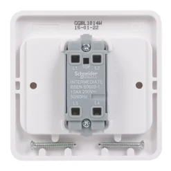 Schneider Electric Lisse 10AX 1-Gang 10AX Intermediate Wide Rocker Light Switch White 9 Schneider Electric Lisse 10AX 1-Gang 10AX Intermediate Wide Rocker Light Switch White -British General Shop 6935J A3