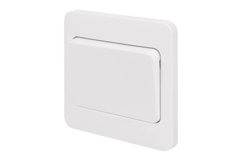 Schneider Electric Lisse 10AX 1-Gang 10AX Intermediate Wide Rocker Light Switch White 3 Schneider Electric Lisse 10AX 1-Gang 10AX Intermediate Wide Rocker Light Switch White