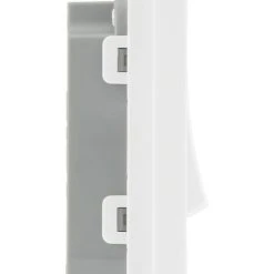 British General Evolve 20 A 16AX 1-Gang 2-Way Light Switch Pearlescent White With White Inserts -British General Shop 693PY A5