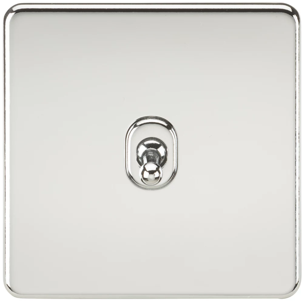 Knightsbridge SF1TOGPC 10AX 1-Gang 2-Way Light Switch Polished Chrome 3 Knightsbridge SF1TOGPC 10AX 1-Gang 2-Way Light Switch Polished Chrome