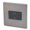 Varilight 10AX 1-Gang 3-Pole Fan Isolator Switch Slate Grey With Black Inserts 1 Varilight 10AX 1-Gang 3-Pole Fan Isolator Switch Slate Grey With Black Inserts -British General Shop 7090H P