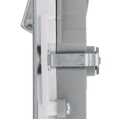 LAP 13A 2-Gang SP Switched Socket + 4.2A 2-Outlet Type A & C USB Charger Brushed Stainless Steel With White Inserts 8 LAP 13A 2-Gang SP Switched Socket + 4.2A 2-Outlet Type A & C USB Charger Brushed Stainless Steel With White Inserts -British General Shop 709HF A2