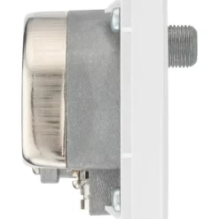 British General 800 Series 2-Gang Quadruplex TV Socket White -British General Shop 719XF A3