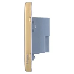 Schneider Electric Lisse Deco 3.1A 2-Outlet Type A USB Socket Satin Brass With Black Inserts 8 Schneider Electric Lisse Deco 3.1A 2-Outlet Type A USB Socket Satin Brass With Black Inserts -British General Shop 720FF A2