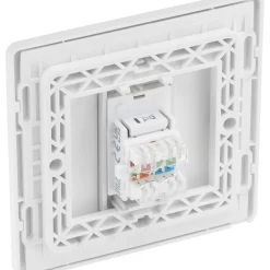 British General Evolve RJ45 Ethernet Socket Brushed Steel With White Inserts 9 British General Evolve RJ45 Ethernet Socket Brushed Steel With White Inserts -British General Shop 723XF A2