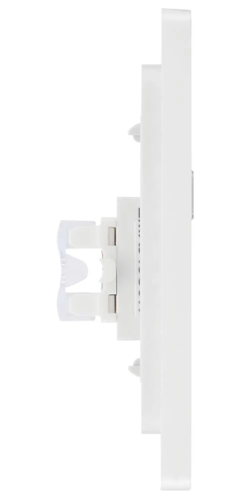 British General Evolve RJ45 Ethernet Socket Brushed Steel With White Inserts 6 British General Evolve RJ45 Ethernet Socket Brushed Steel With White Inserts - Image 4