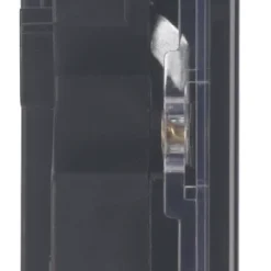 Varilight 13AX 2-Gang Unswitched Socket + 2.1A 2-Outlet Type A USB Charger Jet Black With Black Inserts -British General Shop 7295F A2