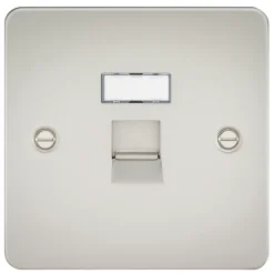 Knightsbridge FPRJ45PL RJ45 Ethernet Socket Pearl