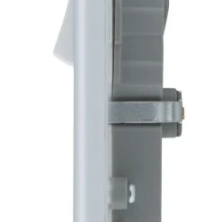 LAP 13A 2-Gang SP Switched Socket + 3.1A 2-Outlet Type A USB Charger Polished Chrome With White Inserts -British General Shop 7312P A3