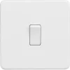 Knightsbridge SF2000MW 10AX 1-Gang 2-Way Light Switch Matt White -British General Shop 732TY P