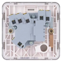Schneider Electric Lisse Deco 13A Switched Fused Spur Brushed Stainless Steel With White Inserts 9 Schneider Electric Lisse Deco 13A Switched Fused Spur Brushed Stainless Steel With White Inserts -British General Shop 734FF A3