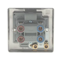 British General Nexus Metal 45A 1-Gang DP Cooker Switch Brushed Iridium With LED -British General Shop 73881 A3