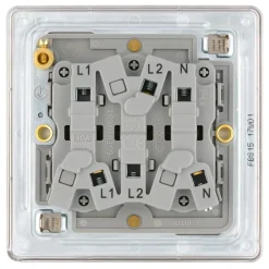 LAP 10A 1-Gang 3-Pole Fan Isolator Switch Brushed Stainless Steel 9 LAP 10A 1-Gang 3-Pole Fan Isolator Switch Brushed Stainless Steel -British General Shop 738KJ A3