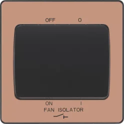 British General Evolve 10A 1-Gang 3-Pole Fan Isolator Switch Copper With Black Inserts 11 British General Evolve 10A 1-Gang 3-Pole Fan Isolator Switch Copper With Black Inserts -British General Shop 743PX A2