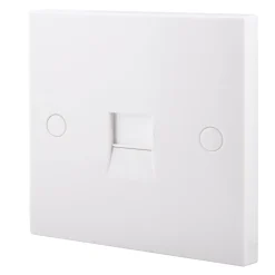 British General 900 Series Slave Telephone Socket White