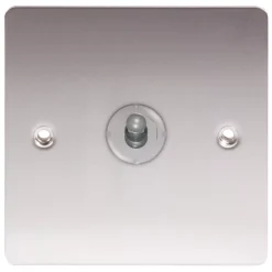 LAP 10AX 1-Gang 2-Way Toggle Switch Brushed Stainless Steel -British General Shop 75214 A1