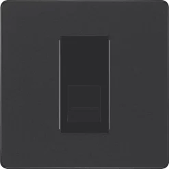 British General Evolve Slave Telephone Socket Matt Black With Black Inserts 11 British General Evolve Slave Telephone Socket Matt Black With Black Inserts -British General Shop 759RF A2