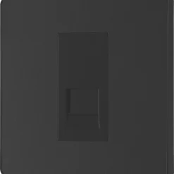 British General Evolve Slave Telephone Socket Matt Black With Black Inserts 12 British General Evolve Slave Telephone Socket Matt Black With Black Inserts -British General Shop 759RF A3