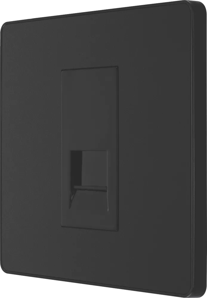 British General Evolve Slave Telephone Socket Matt Black With Black Inserts 3 British General Evolve Slave Telephone Socket Matt Black With Black Inserts