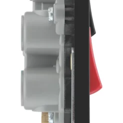 British General Evolve 45A 2-Gang 2-Pole Cooker Switch & 13A DP Switched Socket Copper With LED With Black Inserts -British General Shop 760PX A5