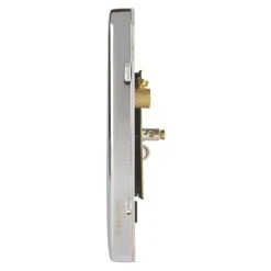 Schneider Electric Lisse Deco 1-Gang Coaxial TV / FM Socket Polished Chrome With Black Inserts 8 Schneider Electric Lisse Deco 1-Gang Coaxial TV / FM Socket Polished Chrome With Black Inserts -British General Shop 772FF A2