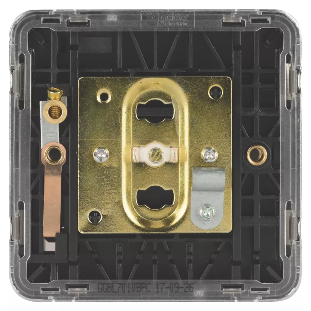 Schneider Electric Lisse Deco 1-Gang Coaxial TV / FM Socket Polished Chrome With Black Inserts 6 Schneider Electric Lisse Deco 1-Gang Coaxial TV / FM Socket Polished Chrome With Black Inserts - Image 4