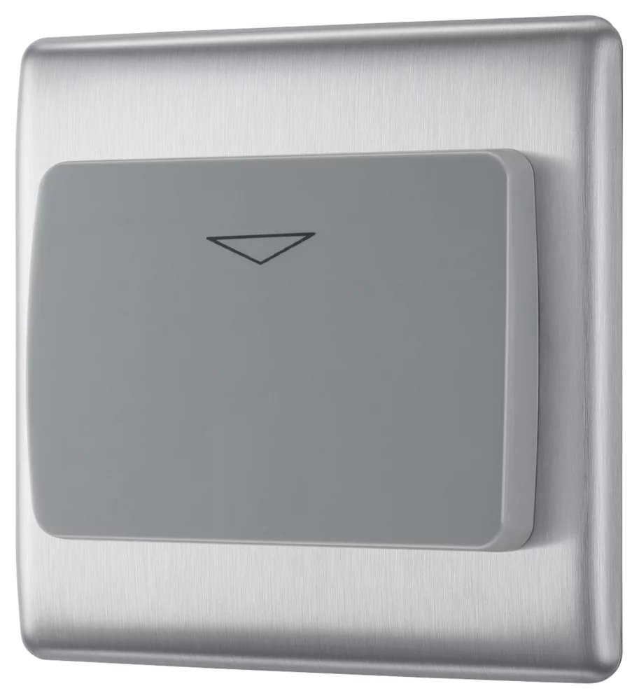 British General Nexus Metal 16A Key Card Switch Brushed Steel 3 British General Nexus Metal 16A Key Card Switch Brushed Steel